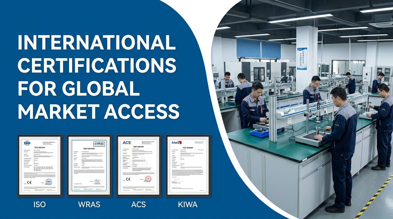 International Certifications for Global Market Access - BM Bathware