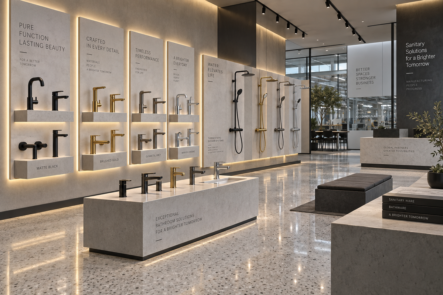 BM Bathware Sanitary Ware Showroom Gallery